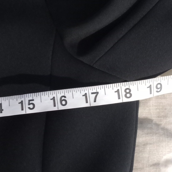 Vintage Basler black jacket with built in velvet vest size US 6 - Picture 9 of 9